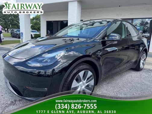 Solid Black 2024 Tesla Model Y Long Range Dual Motor All-Wheel Drive