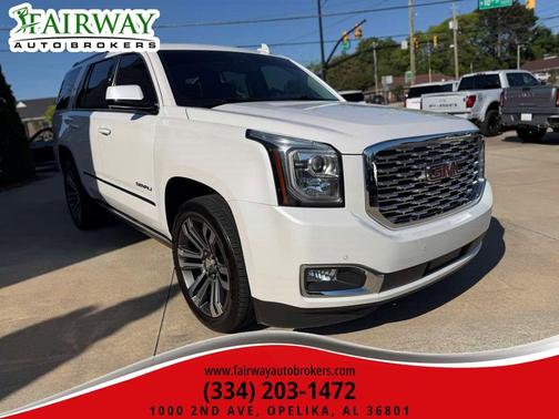 White Frost Tricoat 2019 GMC Yukon Denali