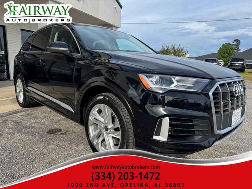 Mythos Black Metallic 2023 Audi Q7 55 Premium Plus