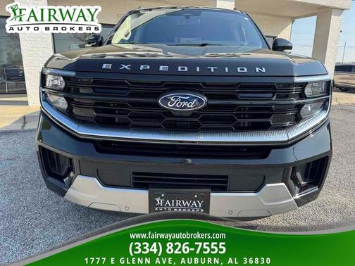 Agate Black Metallic 2025 Ford Expedition Platinum