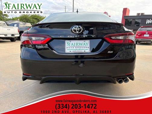 Midnight Black Metallic 2024 Toyota Camry SE
