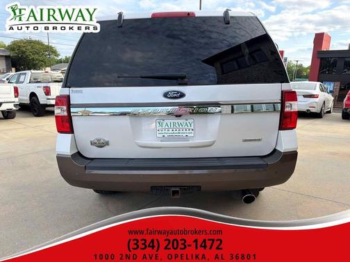 White Platinum Metallic Tri-Coat 2017 Ford Expedition King Ranch