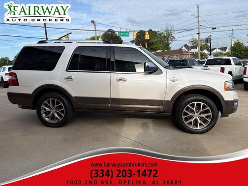 White Platinum Metallic Tri-Coat 2017 Ford Expedition King Ranch