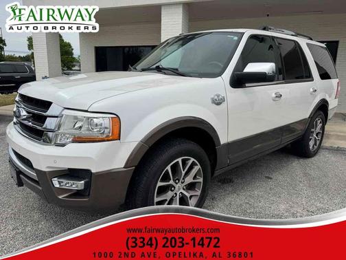 White Platinum Metallic Tri-Coat 2017 Ford Expedition King Ranch
