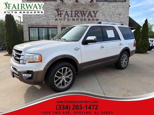 White Platinum Metallic Tri-Coat 2017 Ford Expedition King Ranch