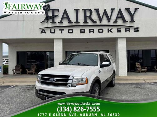 White Platinum Metallic Tri-Coat 2017 Ford Expedition King Ranch