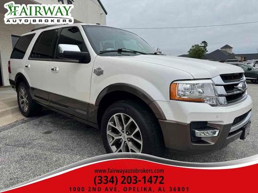 White Platinum Metallic Tri-Coat 2017 Ford Expedition King Ranch