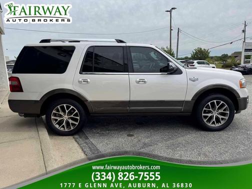White Platinum Metallic Tri-Coat 2017 Ford Expedition King Ranch