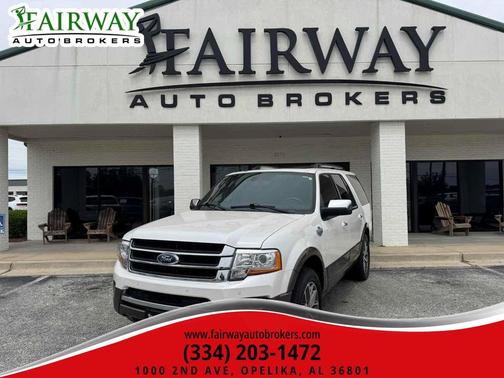 White Platinum Metallic Tri-Coat 2017 Ford Expedition King Ranch
