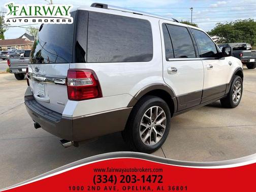 White Platinum Metallic Tri-Coat 2017 Ford Expedition King Ranch