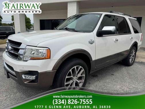White Platinum Metallic Tri-Coat 2017 Ford Expedition King Ranch
