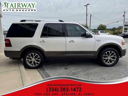 White Platinum Metallic Tri-Coat 2017 Ford Expedition King Ranch