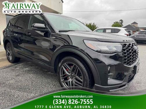 Agate Black Metallic 2025 Ford Explorer ST-Line