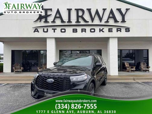 Agate Black Metallic 2025 Ford Explorer ST-Line