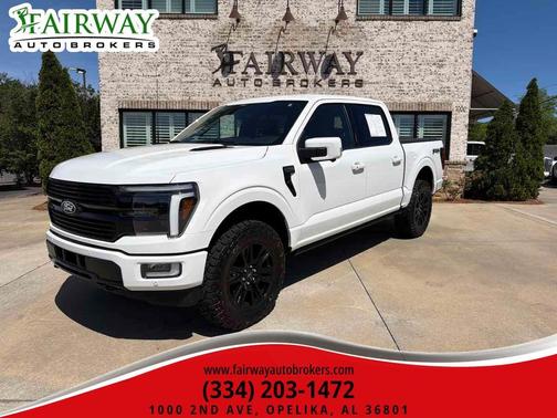 Star White Metallic Tri-Coat 2024 Ford F-150 Platinum