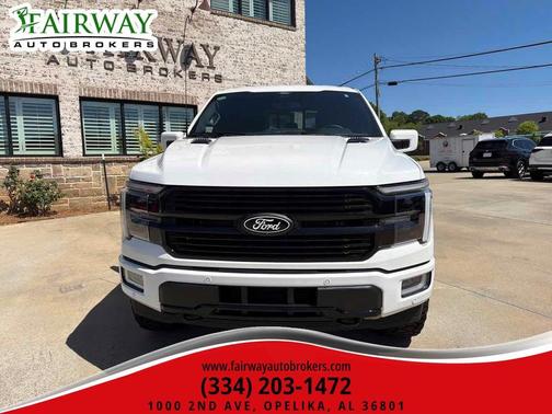 Star White Metallic Tri-Coat 2024 Ford F-150 Platinum