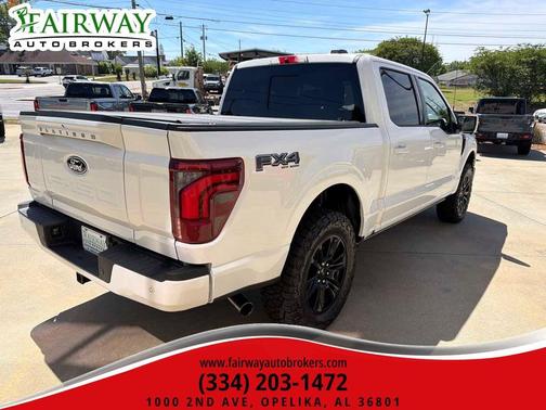 Star White Metallic Tri-Coat 2024 Ford F-150 Platinum