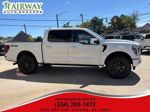 Star White Metallic Tri-Coat 2024 Ford F-150 Platinum