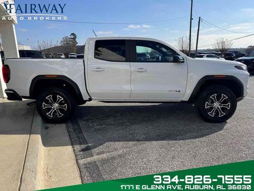 Summit White 2025 GMC Canyon AT4
