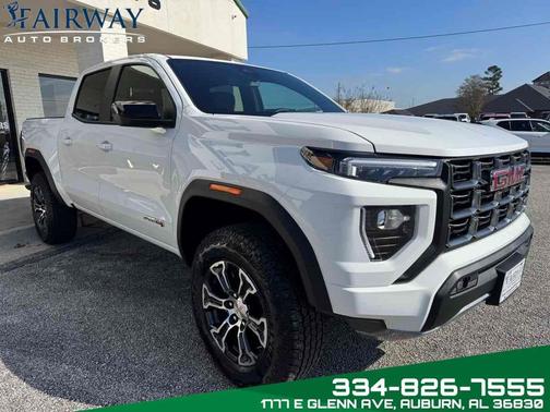 Summit White 2025 GMC Canyon AT4