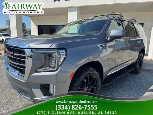 Satin Steel Metallic 2022 GMC Yukon SLT