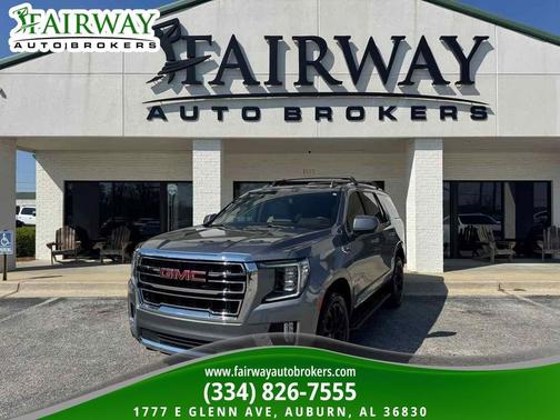 Satin Steel Metallic 2022 GMC Yukon SLT