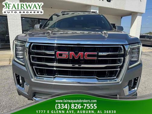 Satin Steel Metallic 2022 GMC Yukon SLT