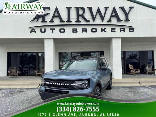 Azure Gray Metallic Tri-Coat 2024 Ford Bronco Sport Outer Banks