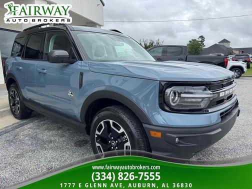 Azure Gray Metallic Tri-Coat 2024 Ford Bronco Sport Outer Banks