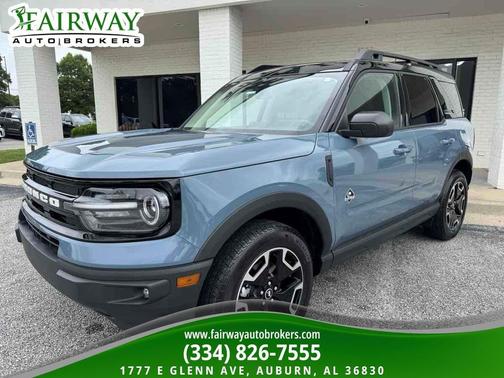 Azure Gray Metallic Tri-Coat 2024 Ford Bronco Sport Outer Banks