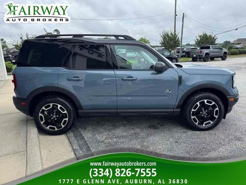 Azure Gray Metallic Tri-Coat 2024 Ford Bronco Sport Outer Banks