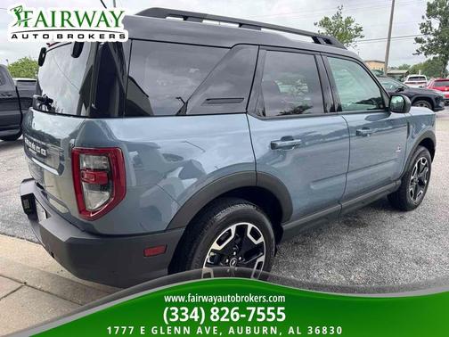 Azure Gray Metallic Tri-Coat 2024 Ford Bronco Sport Outer Banks