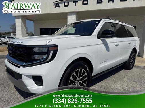 Oxford White 2025 Ford Expedition Max Platinum