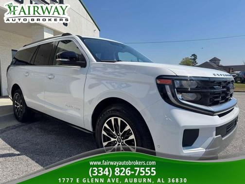 Oxford White 2025 Ford Expedition Max Platinum