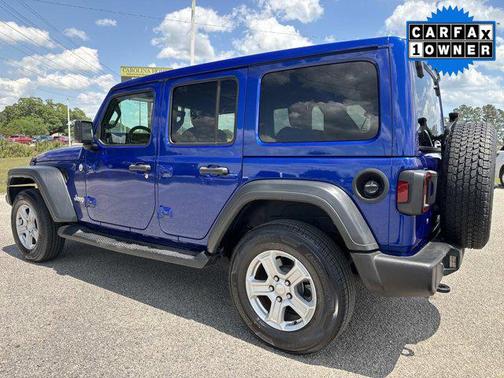 Ocean Blue Metallic Clearcoat 2020 Jeep Wrangler Unlimited Sport