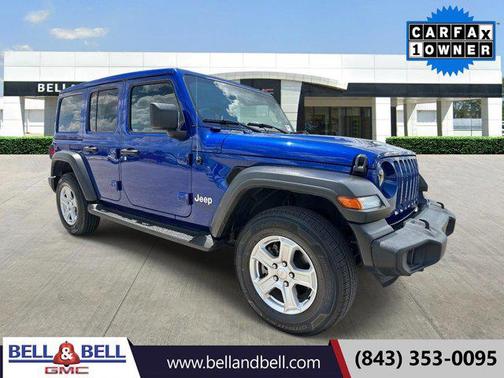 Ocean Blue Metallic Clearcoat 2020 Jeep Wrangler Unlimited Sport