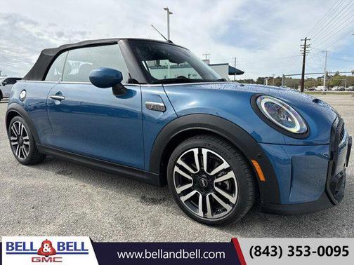 Island Blue Metallic 2022 MINI Convertible Cooper S