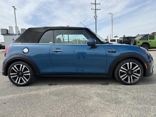 Island Blue Metallic 2022 MINI Convertible Cooper S