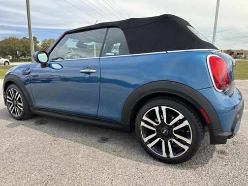 Island Blue Metallic 2022 MINI Convertible Cooper S
