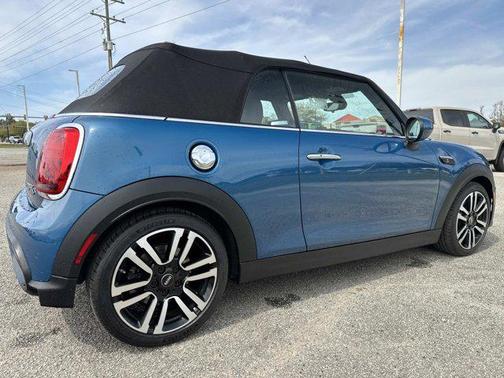 Island Blue Metallic 2022 MINI Convertible Cooper S