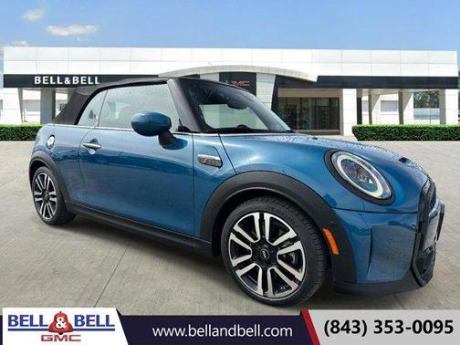 Island Blue Metallic 2022 MINI Convertible Cooper S