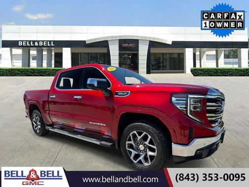 Volcanic Red Tintcoat 2024 GMC Sierra 1500 SLT