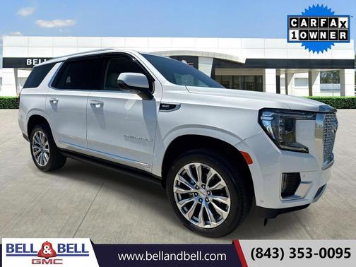 White Frost Tricoat 2023 GMC Yukon Denali