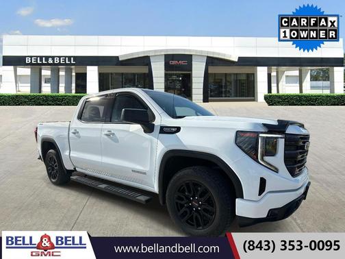 Summit White 2024 GMC Sierra 1500 Elevation