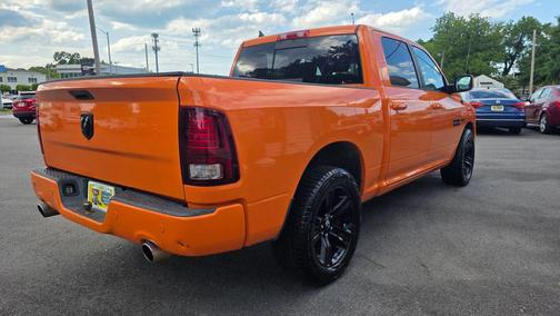 Ignition Orange Clear Coat 2015 RAM 1500 Sport