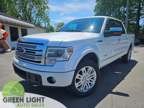 White Platinum Clearcoat Metallic 2014 Ford F-150 Platinum