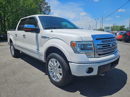 White Platinum Clearcoat Metallic 2014 Ford F-150 Platinum