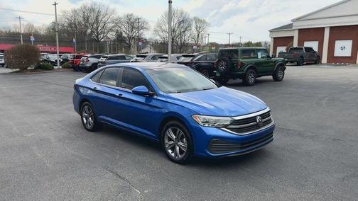 Rising Blue Metallic 2022 Volkswagen Jetta 1.5T SE