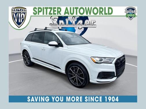Glacier White Metallic 2021 Audi Q7 55 Premium Plus