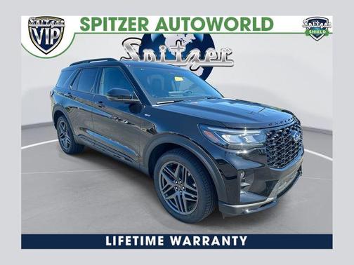 Agate Black Metallic 2026 Ford Explorer ST-Line